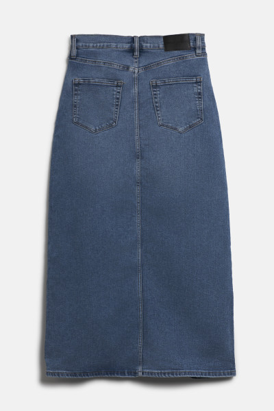 SZOKNYA DKNY DEN/STY ZIP FRT SKRT - Kép 2