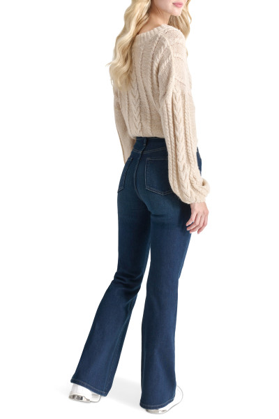 DŽÍNY DKNY HIGH RISE FLARE - Fotografie č. 5