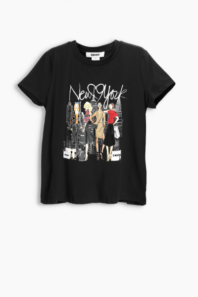 PÓLÓ DKNY S/S NEW YORK GIRLS T - Kép 3