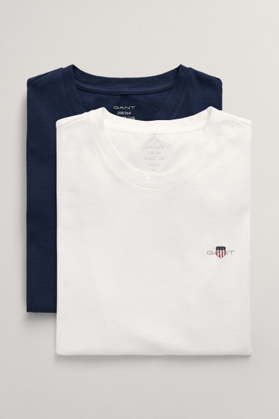 SPODNÍ PRÁDLO GANT C-NECK T-SHIRT 2-PACK - Fotografie č. 1