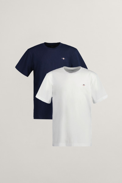 SPODNÍ PRÁDLO GANT C-NECK T-SHIRT 2-PACK - Fotografie č. 2