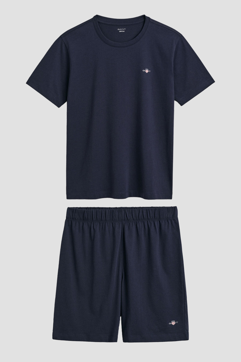 PYŽAMO GANT JERSEY PJ SET EVENING BLUE