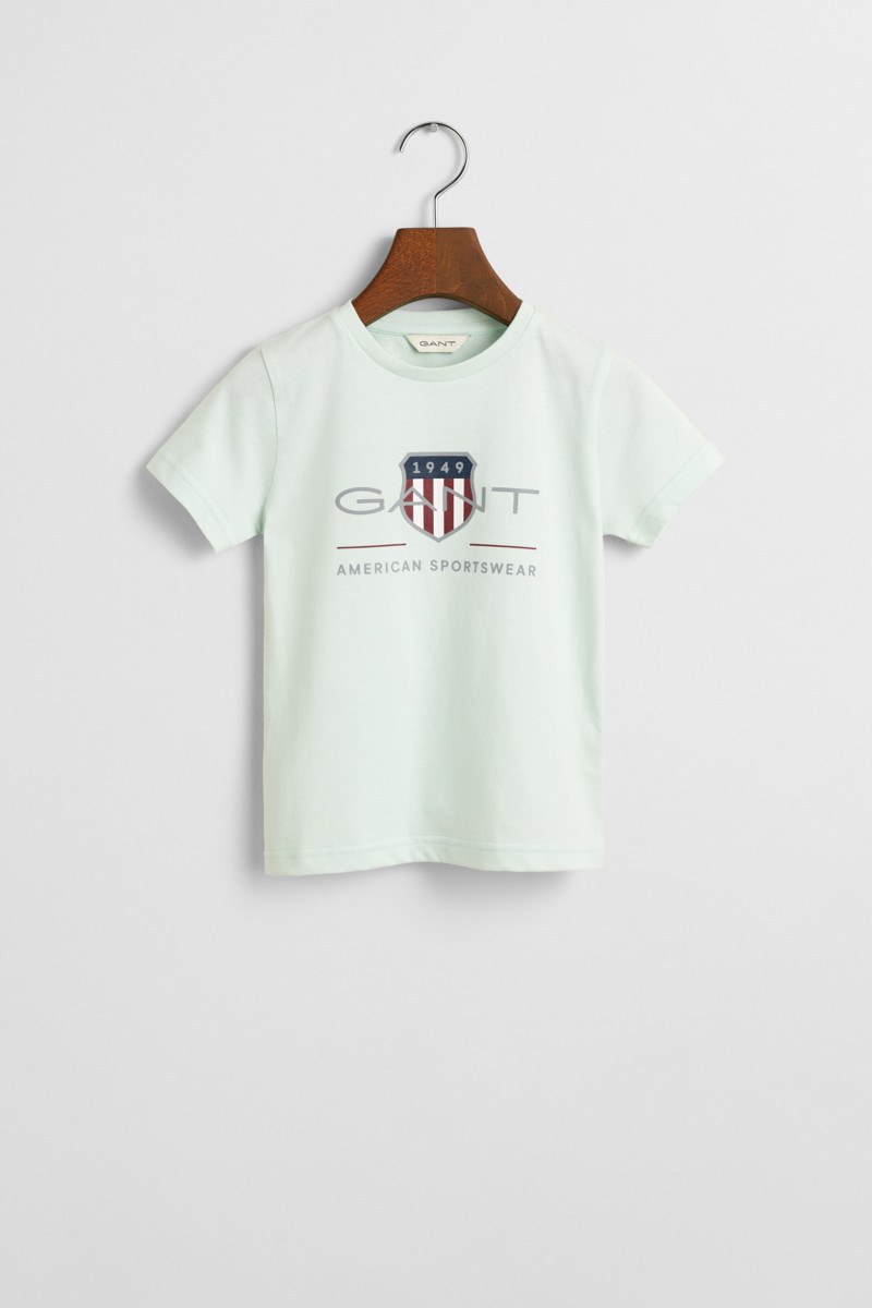 TRIČKO GANT ARCHIVE SHIELD SS T-SHIRT FADED MINT