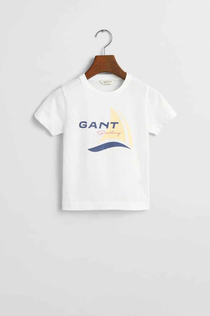 TRIČKO GANT SAILING GRAPHIC T-SHIRT WHITE