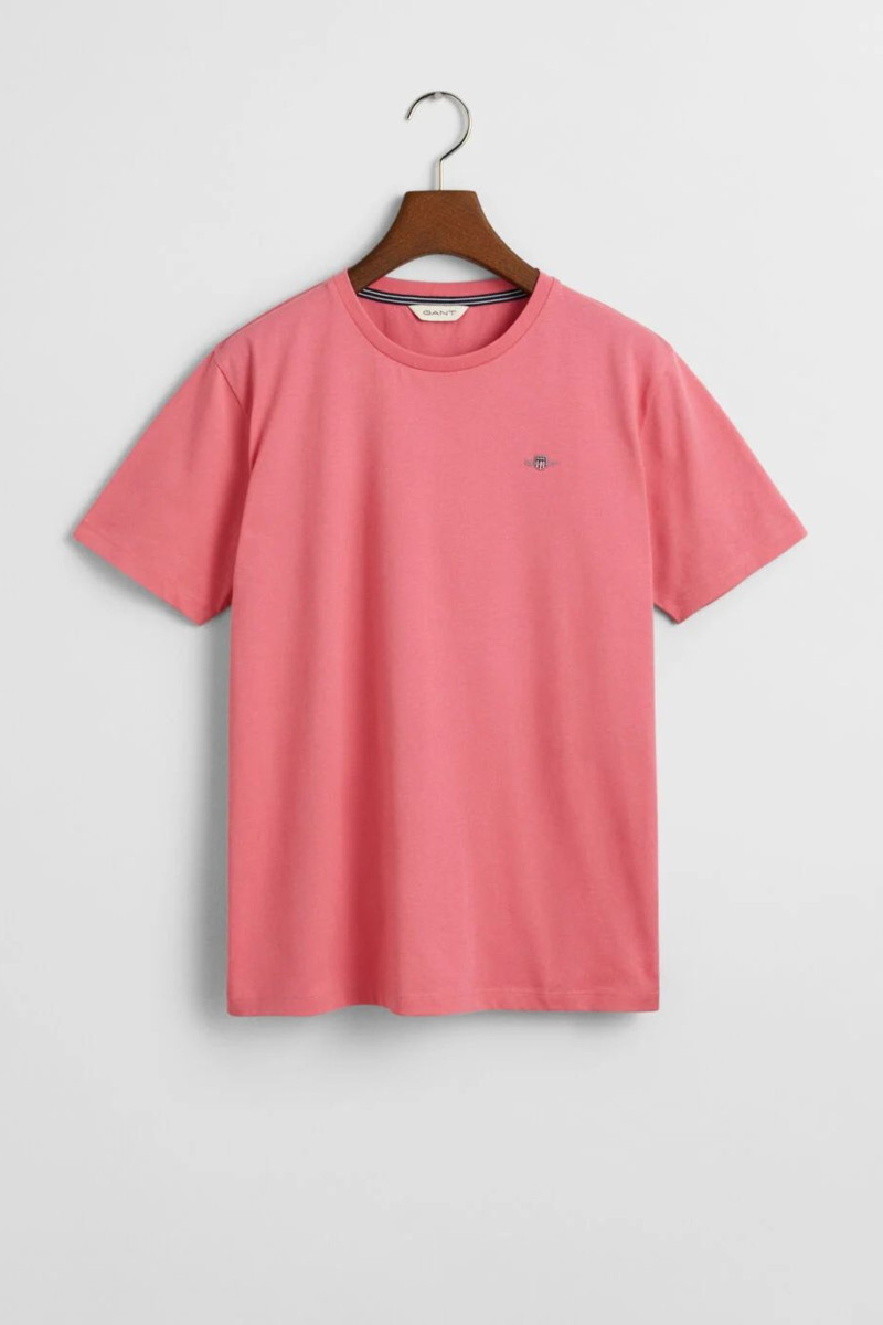 E-shop TRIČKO GANT SHIELD SS T-SHIRT BLUSH PINK