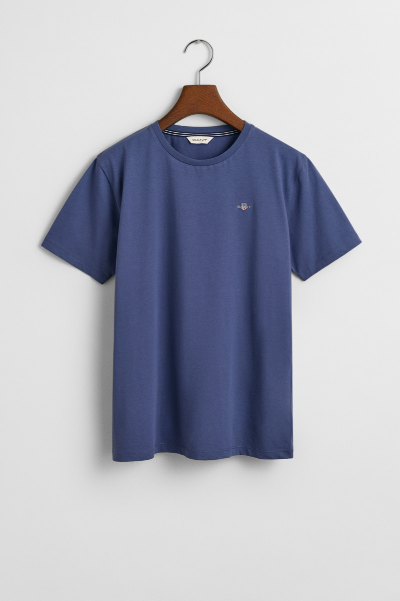 E-shop TRIČKO GANT SHIELD SS T-SHIRT DUSTY NAVY