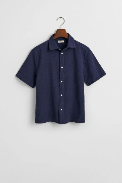 KOŠEĽA GANT COTTON LINEN SS SHIRT - Fotografia č. 1