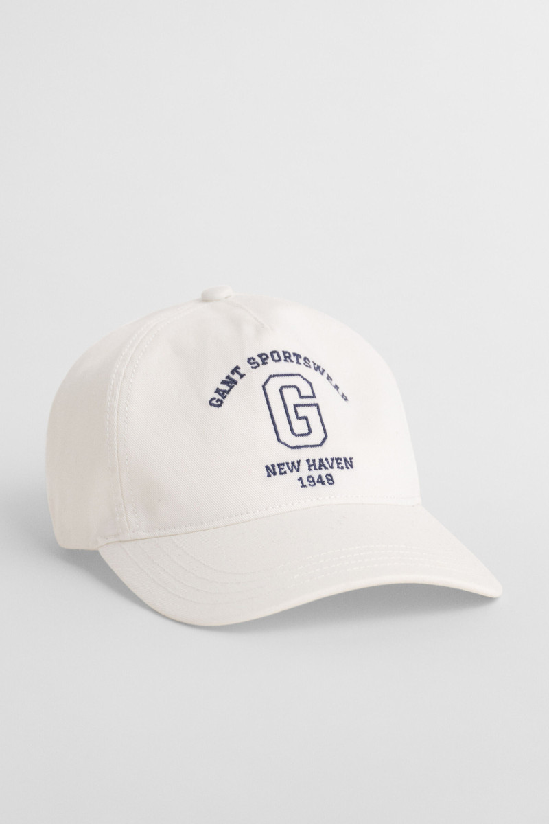 KŠILTOVKA GANT SPORTSWEAR ARCH CAP EGGSHELL