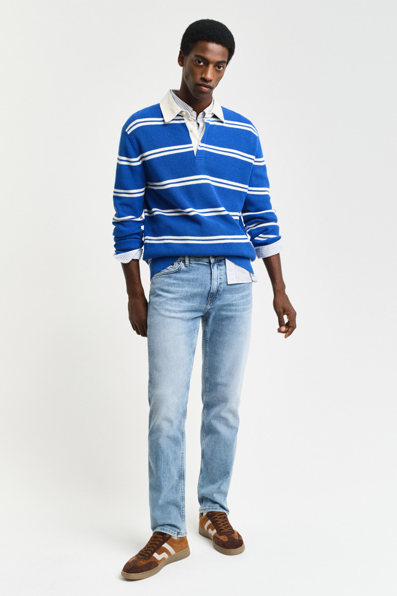 DŽÍNY GANT REGULAR JEANS LIGHT BLUE VINTAGE