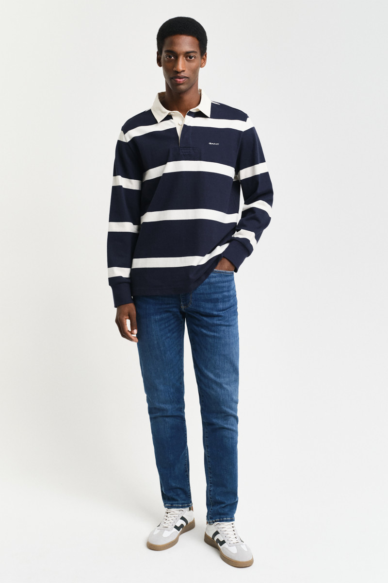 DŽÍNSY GANT EXTRA SLIM ACTIVE RECOVER JEANS MID BLUE