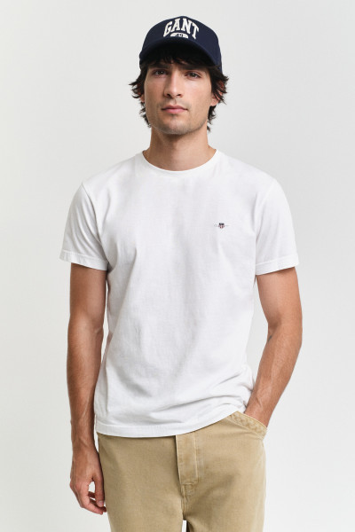 PÓLÓ GANT SLIM SHIELD SS T-SHIRT - Kép 1