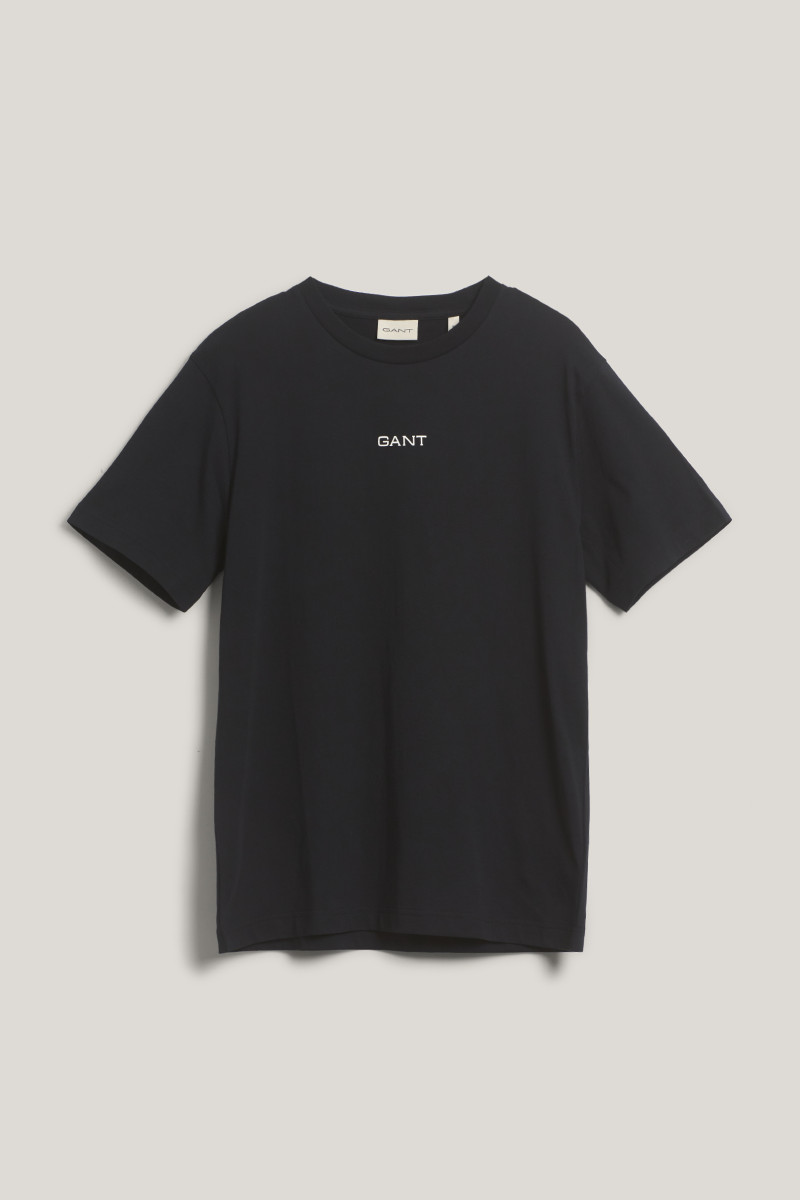 TRIČKO GANT GRAPHIC SS TSHIRT BLACK