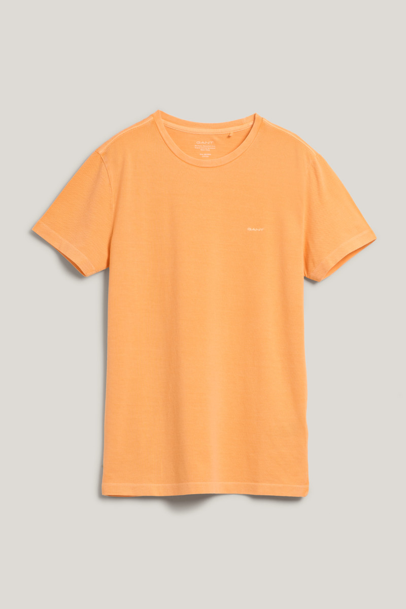 TRIČKO GANT SLIM SUNFADED SS PIQUE TSHIRT PEACHY ORANGE