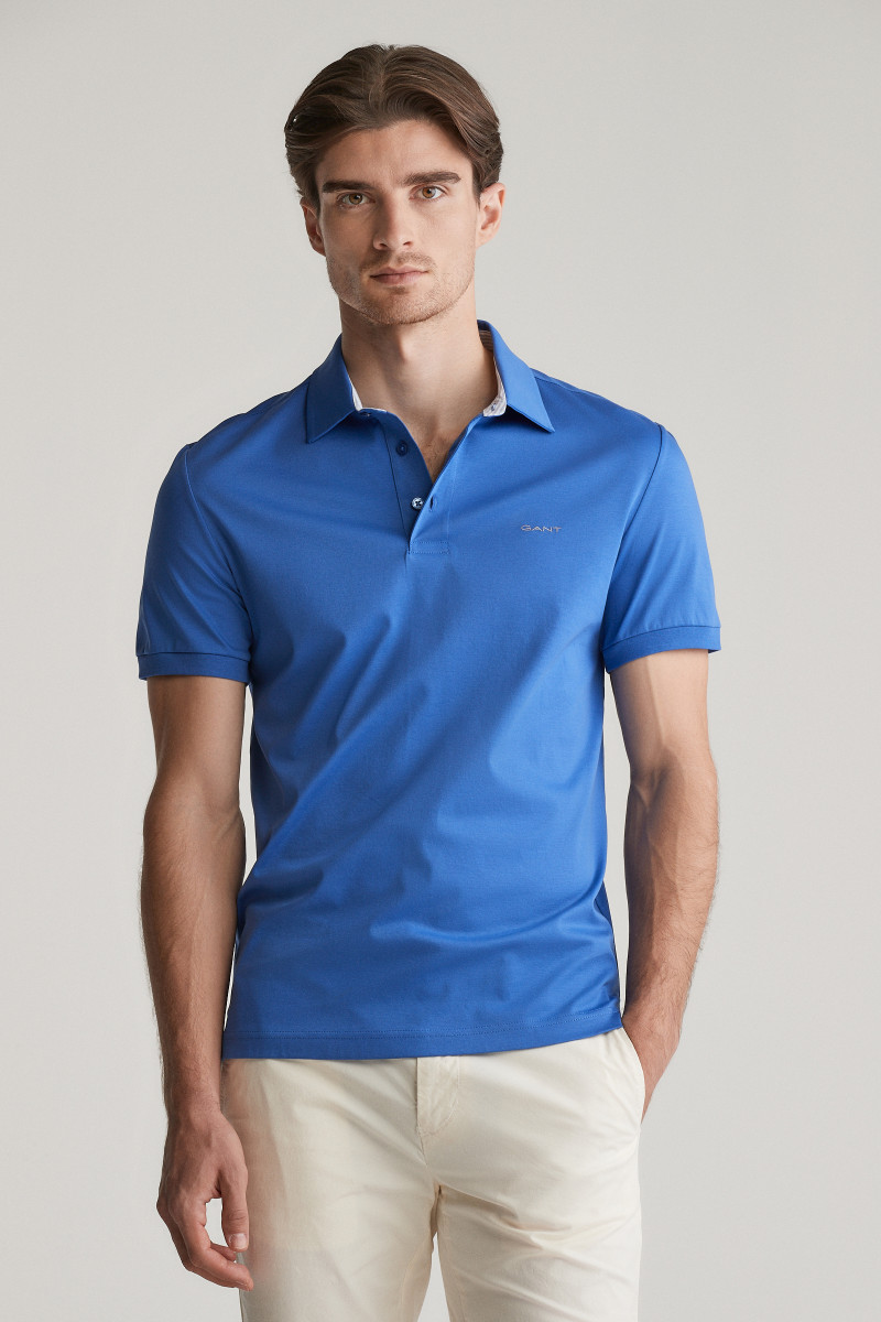 E-shop POLOKOŠILE GANT MERCERISED SS POLO RICH BLUE