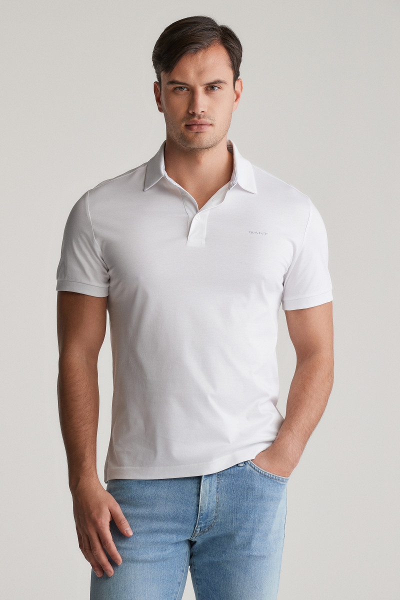 E-shop POLOKOŠILE GANT MERCERISED SS POLO WHITE