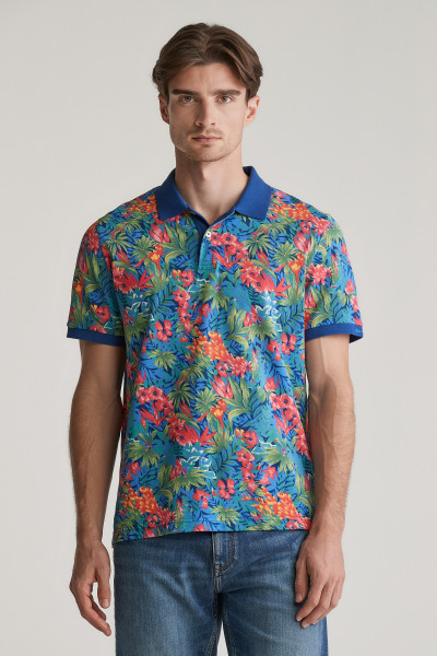 POLOKOŠILE GANT PRINTED SS POLO - Fotografie č. 1