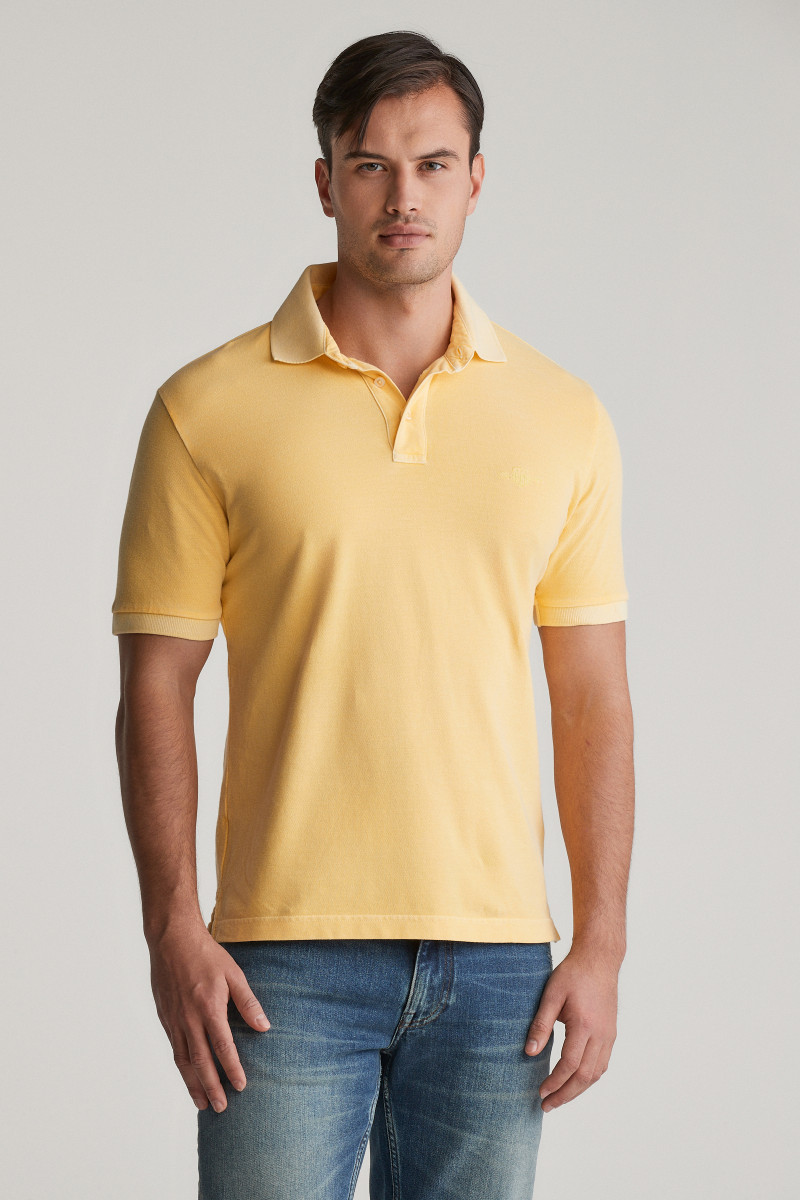 E-shop POLOKOŠILE GANT SUNFADED SS POLO BANANA YELLOW