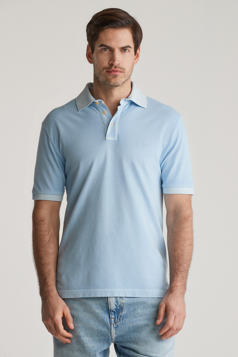 POLOKOŠEĽA GANT SUNFADED SS POLO FRESH BLUE