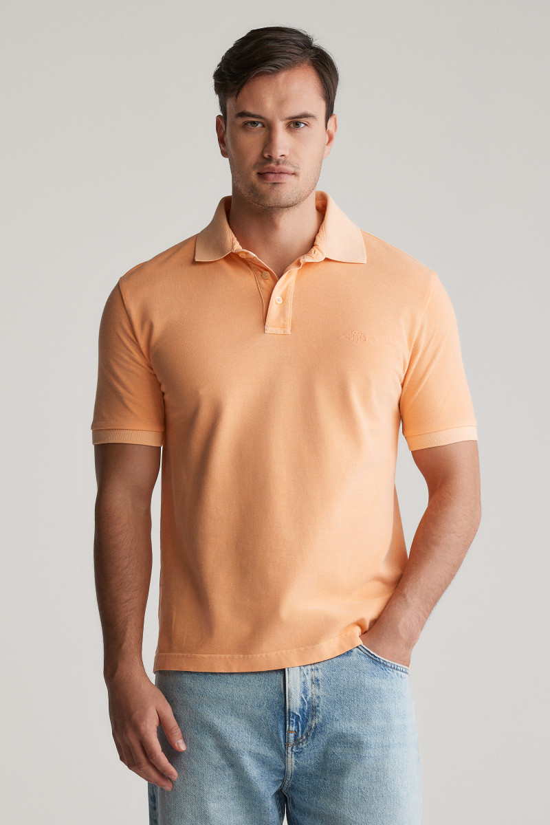 E-shop POLOKOŠILE GANT SUNFADED SS POLO PEACHY ORANGE