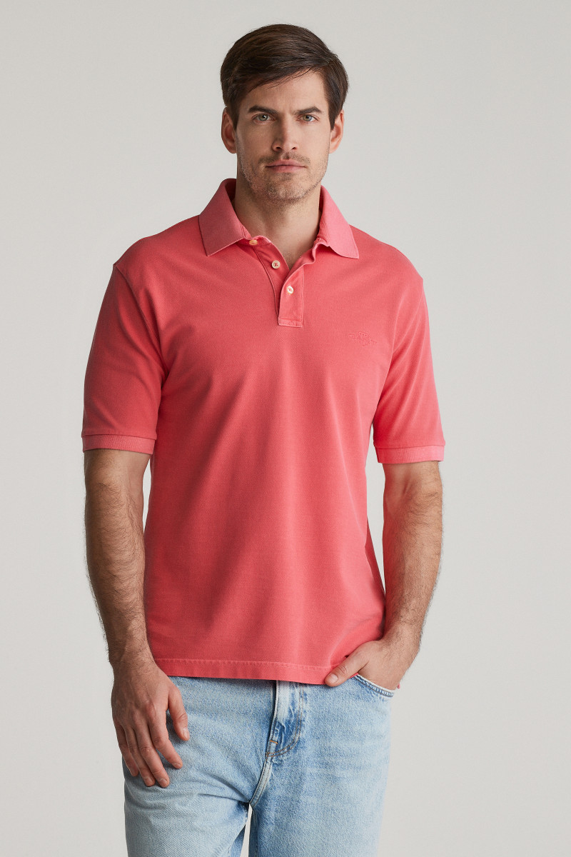 E-shop POLOKOŠILE GANT SUNFADED SS POLO WATERMELON RED