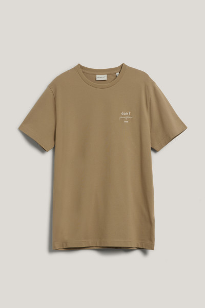 TRIČKO GANT LOGO SCRIPT PIQUE SS TSHIRT - Fotografie č. 1