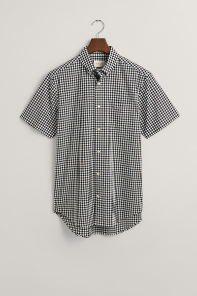 ING GANT REG CLASSIC POPLIN GINGH SS SHIRT - Kép 1