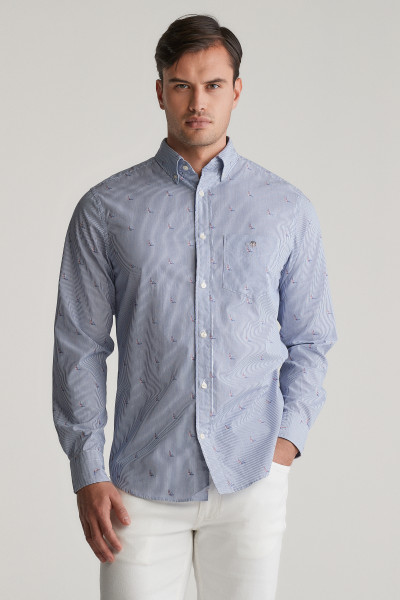 KOŠEĽA GANT REG SAILING FIL COUPE SHIRT - Fotografia č. 1