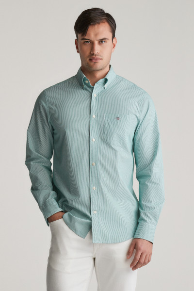KOŠILE GANT REG DOBBY DOT STRIPE SHIRT - Fotografie č. 1