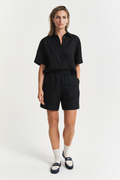 ŠORTKY GANT REL LINEN BLEND PULL ON SHORTS - Fotografie č. 1