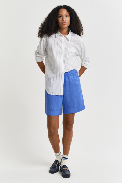 ŠORTKY GANT REL LINEN BLEND PULL ON SHORTS - Fotografie č. 1