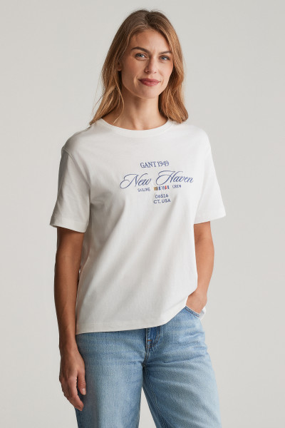 TRIČKO GANT GRAPHIC SS T-SHIRT - Fotografia č. 1