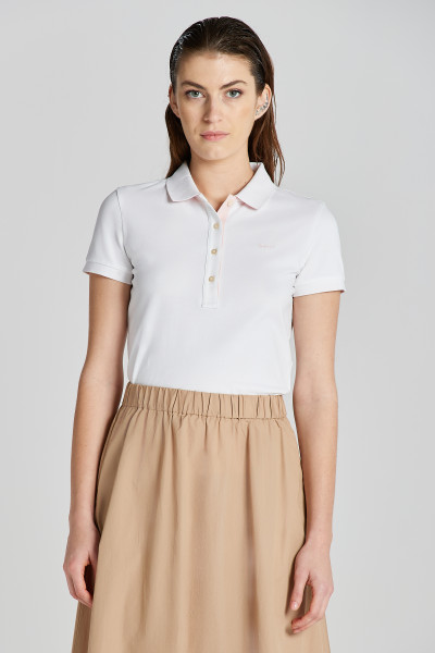 PÓLÓ GANT CONTRAST COLLAR SS PIQUE POLO - Kép 1