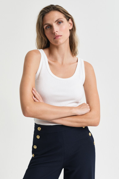 TOP GANT SLIM RIBBED TANK TOP - Kép 1