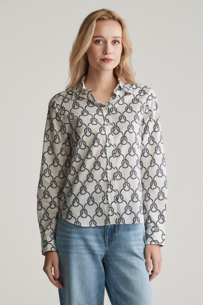KOŠEĽA GANT REG ROPE PRINT COT VOILE SHIRT - Fotografia č. 1