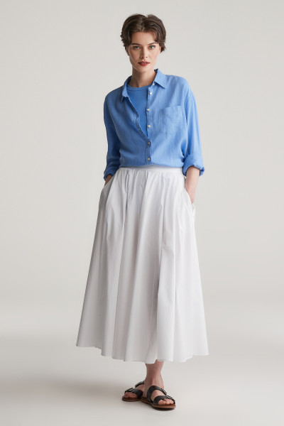 SZOKNYA GANT MAXI COTTON SKIRT - Kép 1