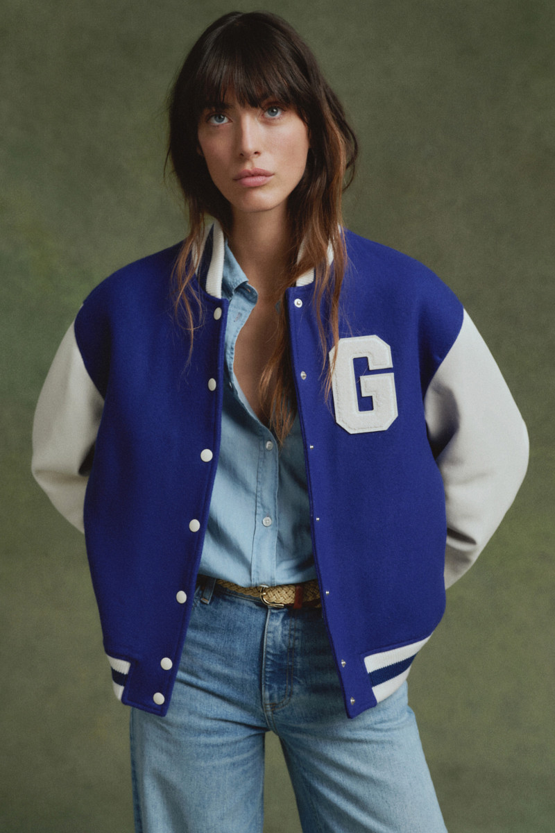 BUNDA GANT VARSITY JACKET COLLEGE BLUE