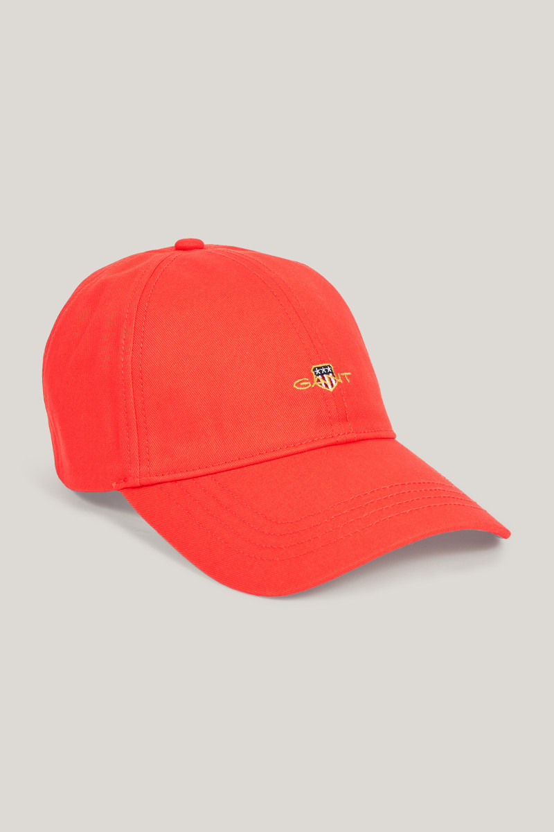 KŠILTOVKA GANT SHIELD COTTON TWILL CAP ORANGE RED