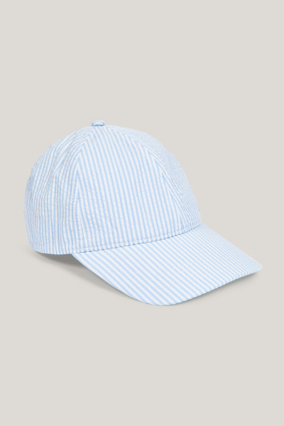 SAPKA GANT STRIPED SEERSUCKER CAP - Kép 1