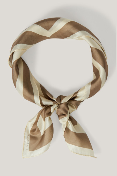 ŠATKA GANT STRIPE PRINT SILK SCARF - Fotografia č. 1