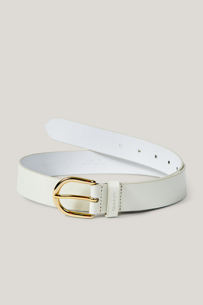 E-shop OPASEK GANT LEATHER BELT CREAM