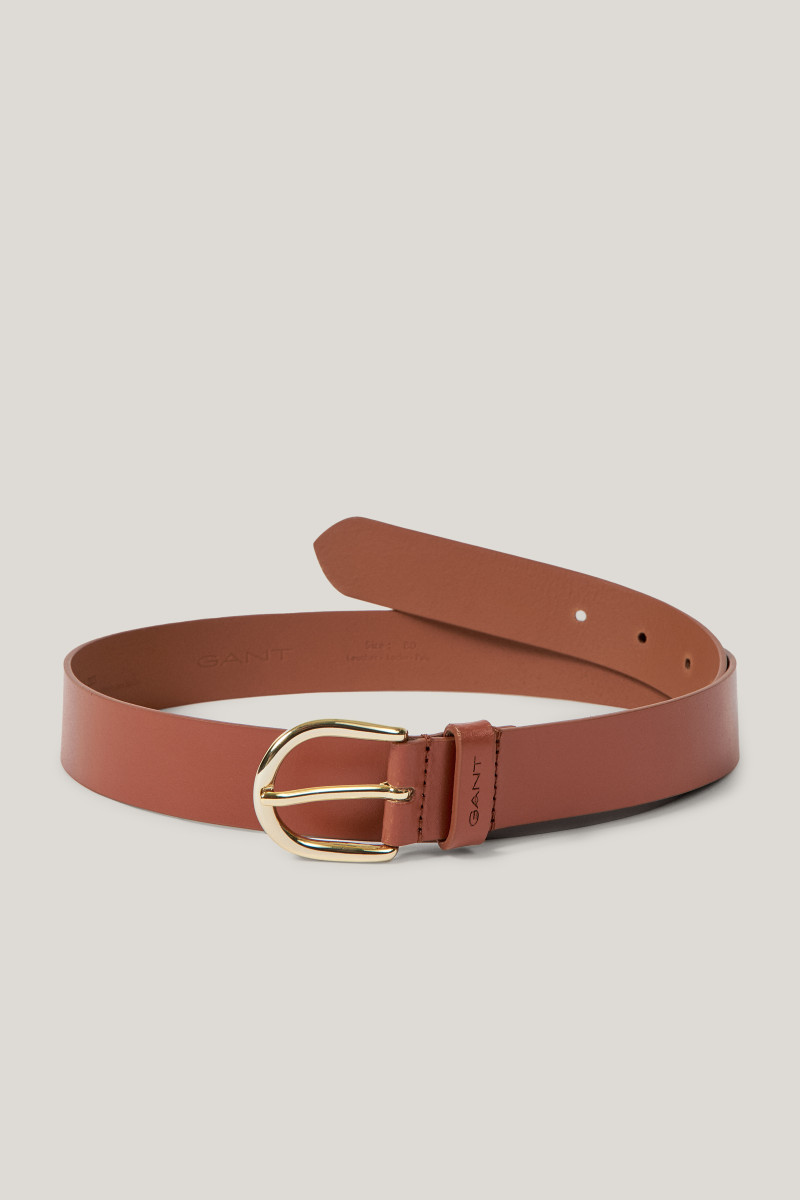 OPASEK GANT LEATHER BELT SUGAR ALMOND