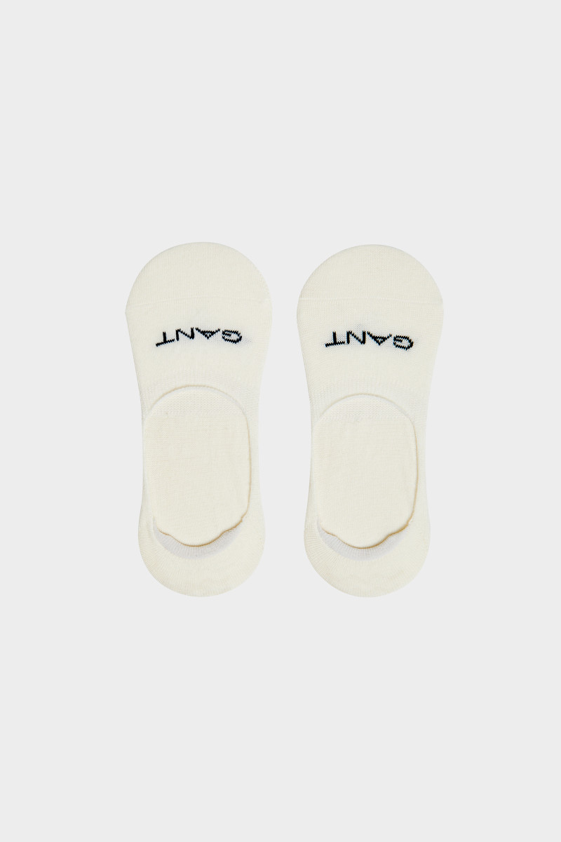 PONOŽKY GANT INVISIBLE SOCKS 2-PACK EGGSHELL