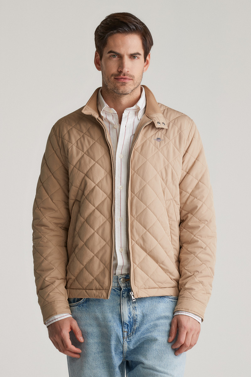 BUNDA GANT QUILTED WINDCHEATER DARK KHAKI