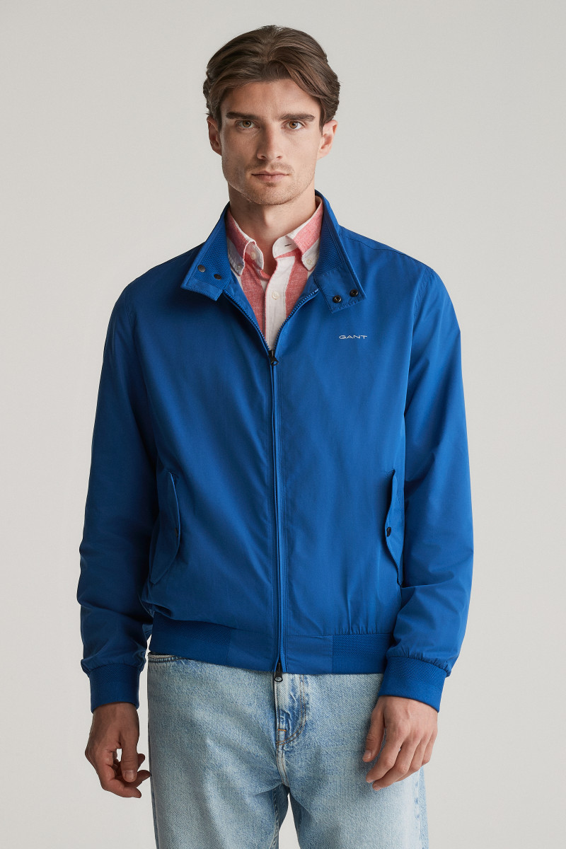 BUNDA GANT LIGHTWEIGHT HARRINGTON JACKET DEEP COBALT