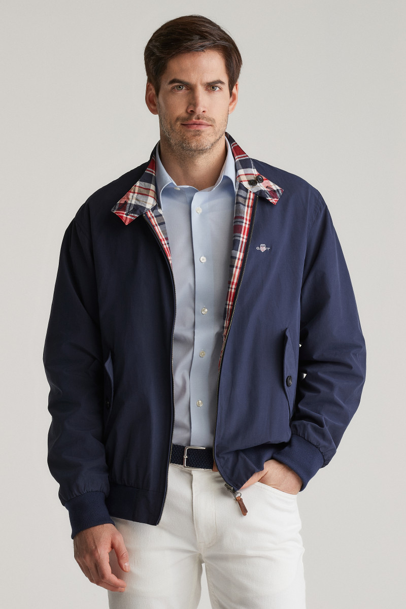 BUNDA GANT REVERSIBLE HARRINGTON JACKET CLASSIC BLUE