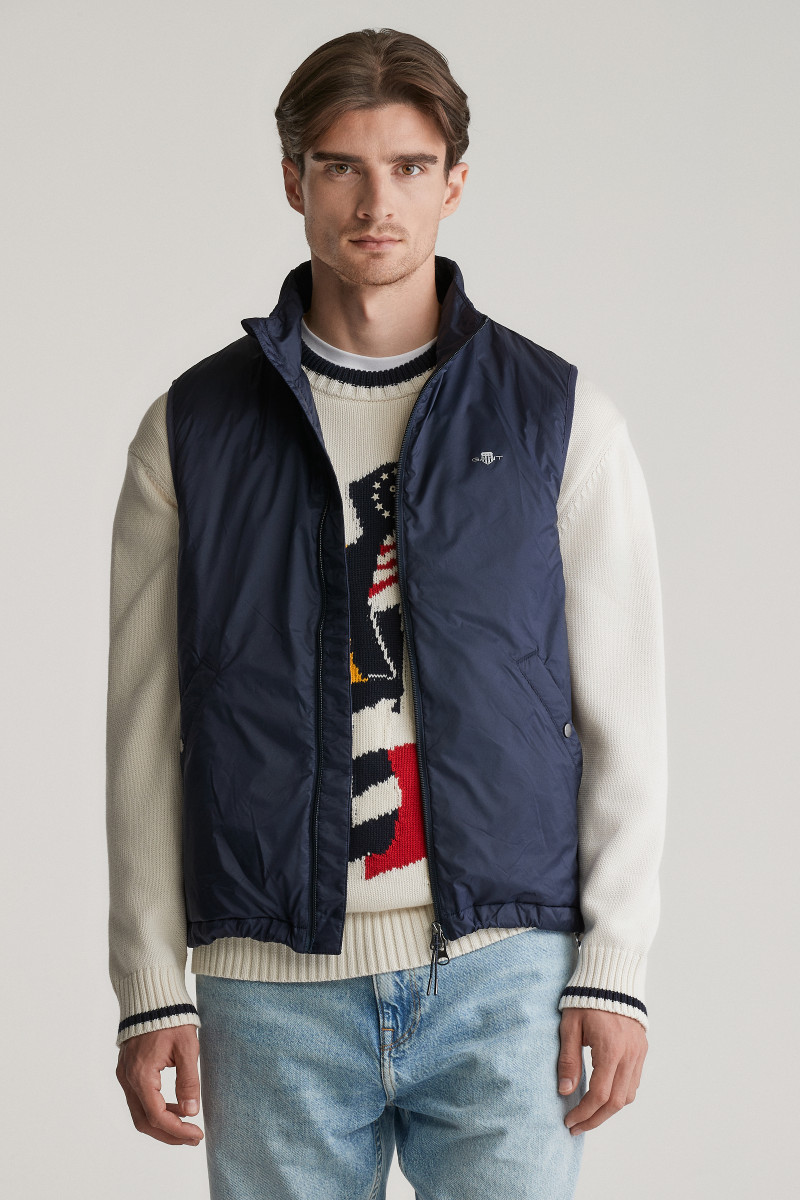 VESTA GANT LIGHT INSULATED VEST EVENING BLUE
