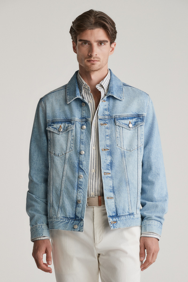 BUNDA GANT DENIM JACKET LIGHT BLUE VINTAGE