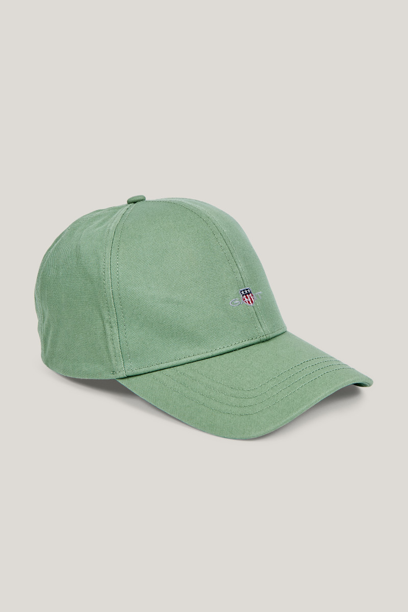 E-shop KŠILTOVKA GANT HIGH SHIELD COTTON TWILL CAP KALAMATA GREEN