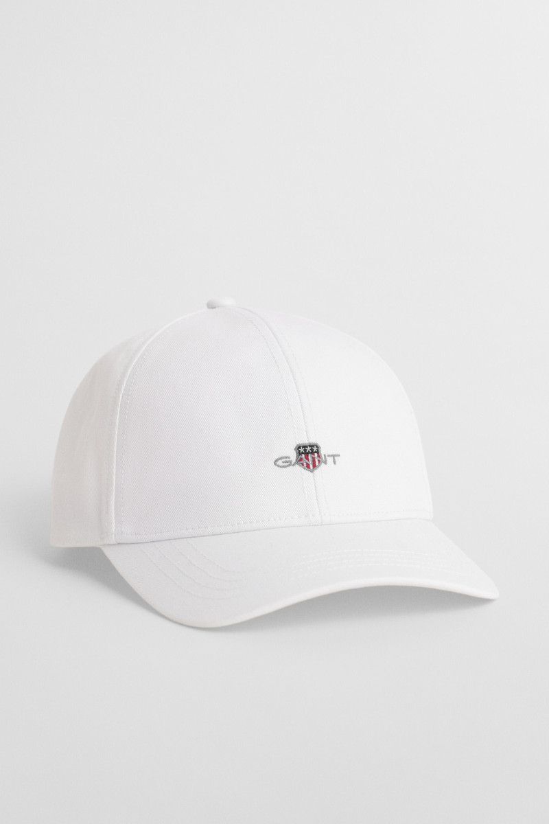 KŠILTOVKA GANT HIGH SHIELD COTTON TWILL CAP WHITE