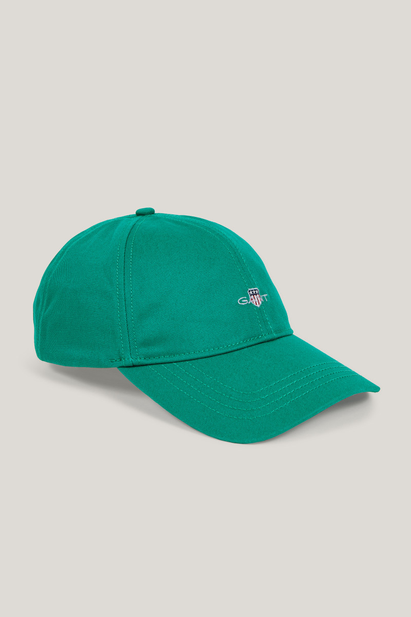 E-shop KŠILTOVKA GANT SHIELD COTTON TWILL CAP DEEP GREEN